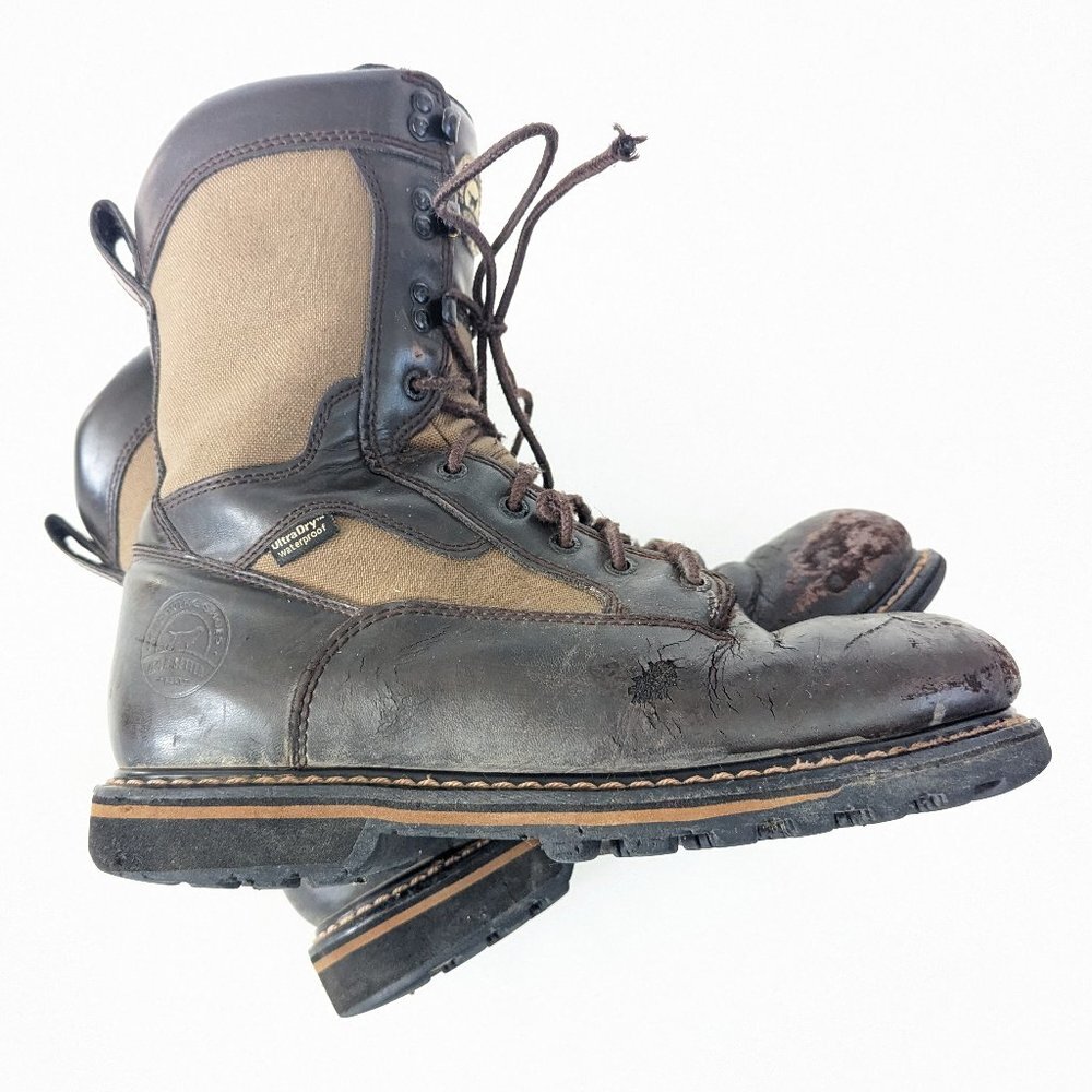 🦆 Irish Setter Ultra Dry 800 gm Insulated Lace up Hunting Boots Size 10 🦆